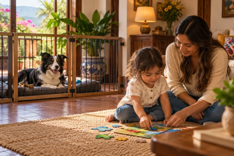 Ilustración: Border Collie con niños: juegos y límites que ayudan a convivir