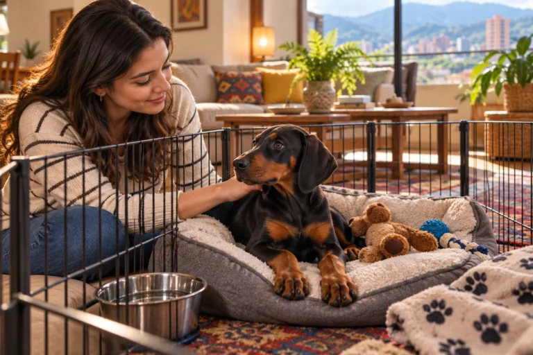 Ilustración: Doberman cachorro: prepara sus primeros días en casa