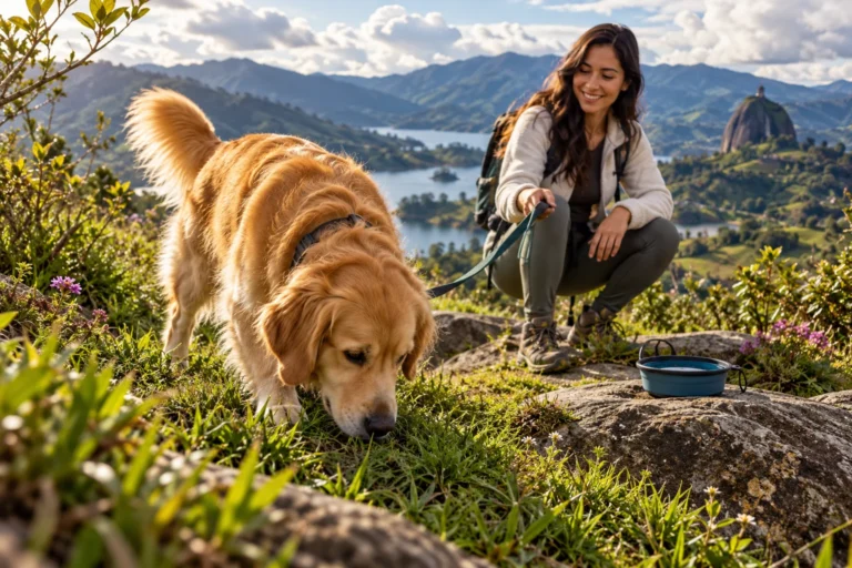 Ilustración: Ejercicio del Golden Retriever: paseos, juegos y descanso