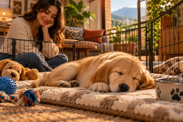 Ilustración: Golden Retriever cachorro: una primera semana bien preparada